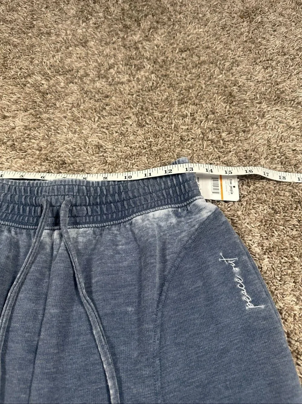 NWT Free People Intimately Cozy Cool Girl Lounge Flare Pant Dark Sapphire Blue S